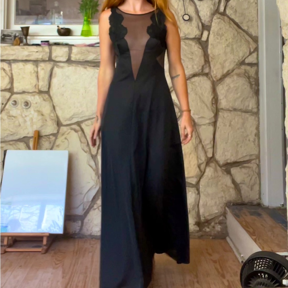 Vintage Blanche by Ralph Montenero 1970s night dres